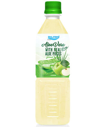 aloe vera juice with apple 500ml pet bottle
