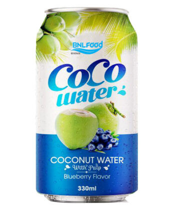 330ml BNL Coconut water with pulp Blueberry flavor