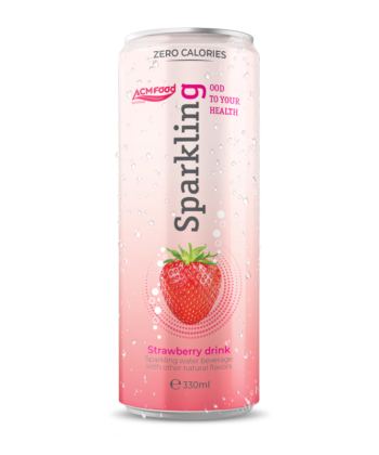 330ml ACM Strawberry Sparkling Drink