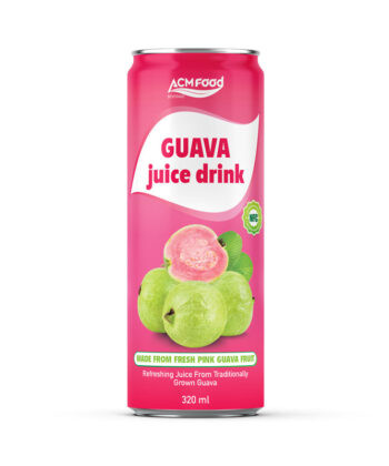 320ml cans guava juice drink refreshing juice from traditionally grown fruits