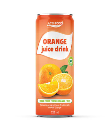 320ml cans orange juice drink refreshing juice from traditionally grown fruits