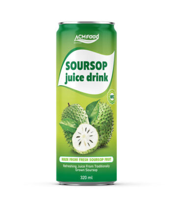 320ml cans soursop juice drink refreshing juice from traditionally grown fruits