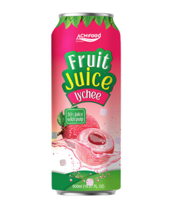 500ml ACM Lychee Fruit Juice with pulp