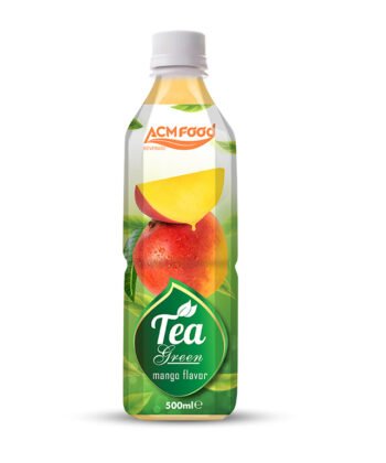 500ml ACM high quality green tea with mango drink