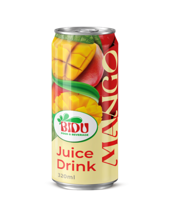 BIDU Mango Fruit Juice 320ml Can
