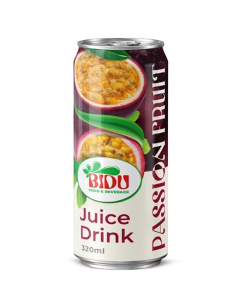 BIDU PASSION FRUIT Juice 320ml Can