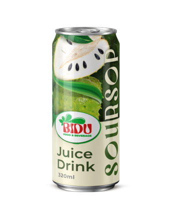 BIDU SOURSOP Fruit Juice 320ml Can