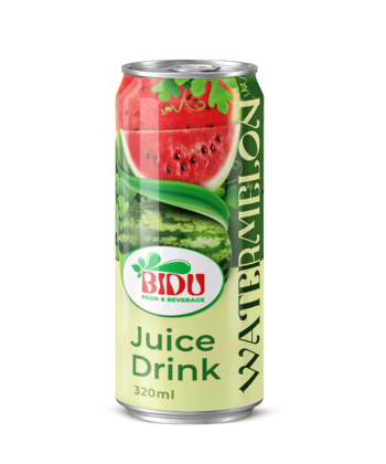 BIDU WATERMELON Fruit Juice 320ml Can