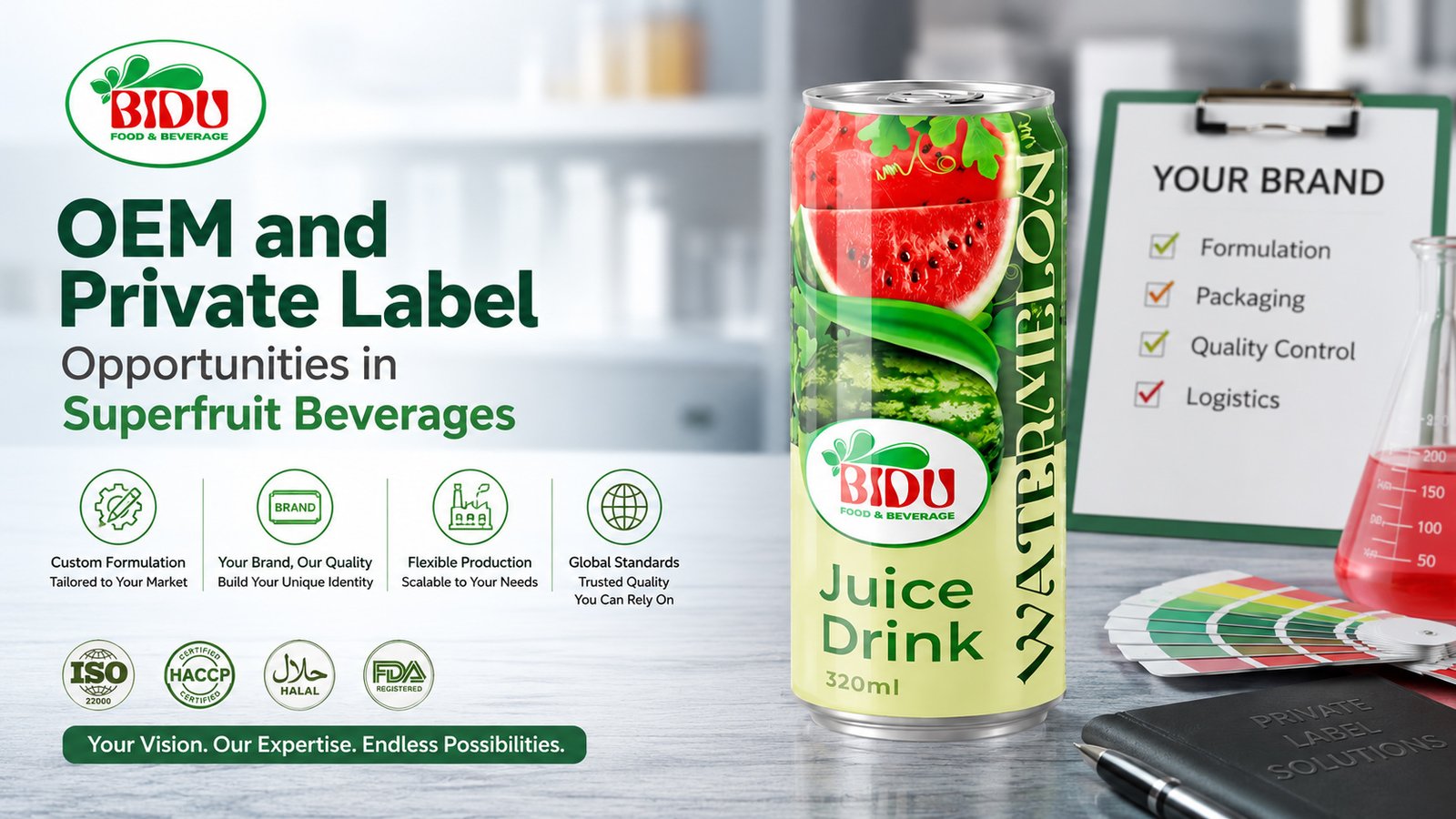 OEM and Private Label Opportunities in Superfruit Beverages