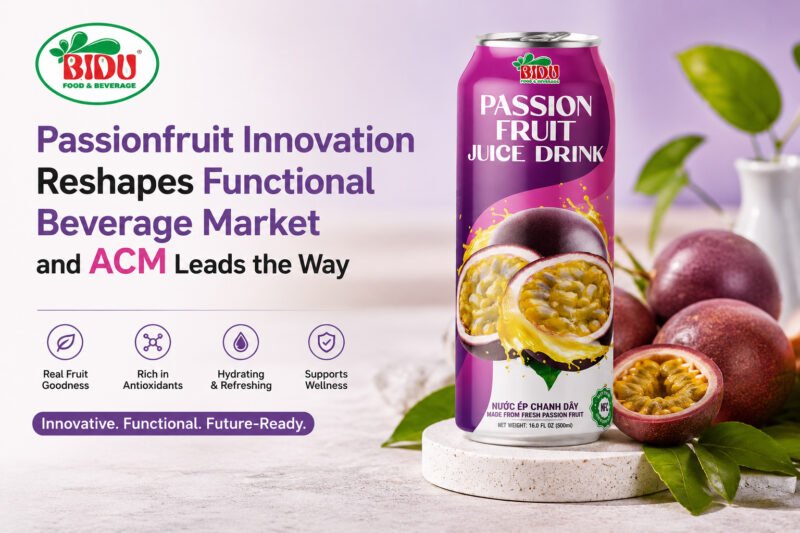 Passionfruit Innovation Reshapes Functional Beverage Market and ACM Leads the Way