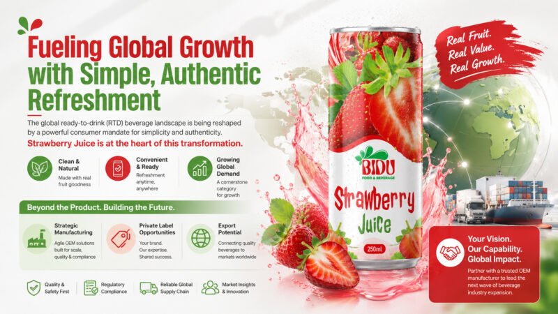 Strawberry Juice Market Growth and Private Label Beverage Opportunities