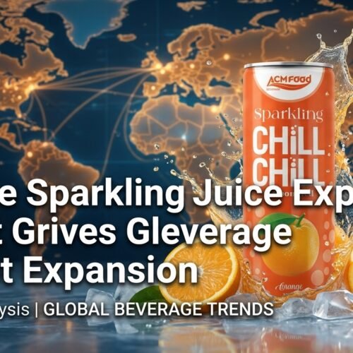 Orange Sparkling Juice Export global market expansion banner