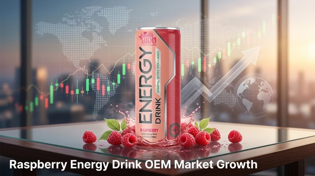 Raspberry energy drink flavor innovation drives OEM market growth featured image