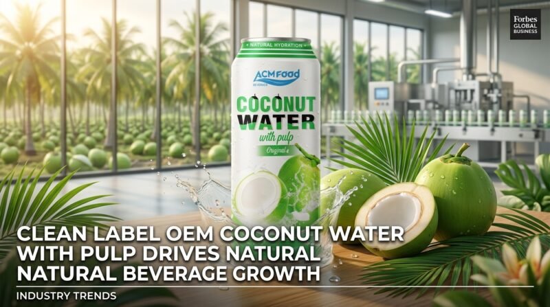 Clean label OEM coconut water with pulp driving natural beverage growth - featured banner
