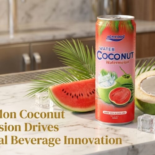Watermelon Coconut Water Alu-Can 320ml fusion beverage trend in functional drink market