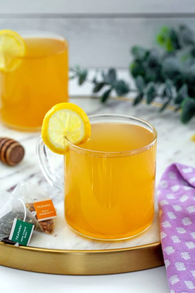 Green Tea Bliss: Lemon Honey Delight