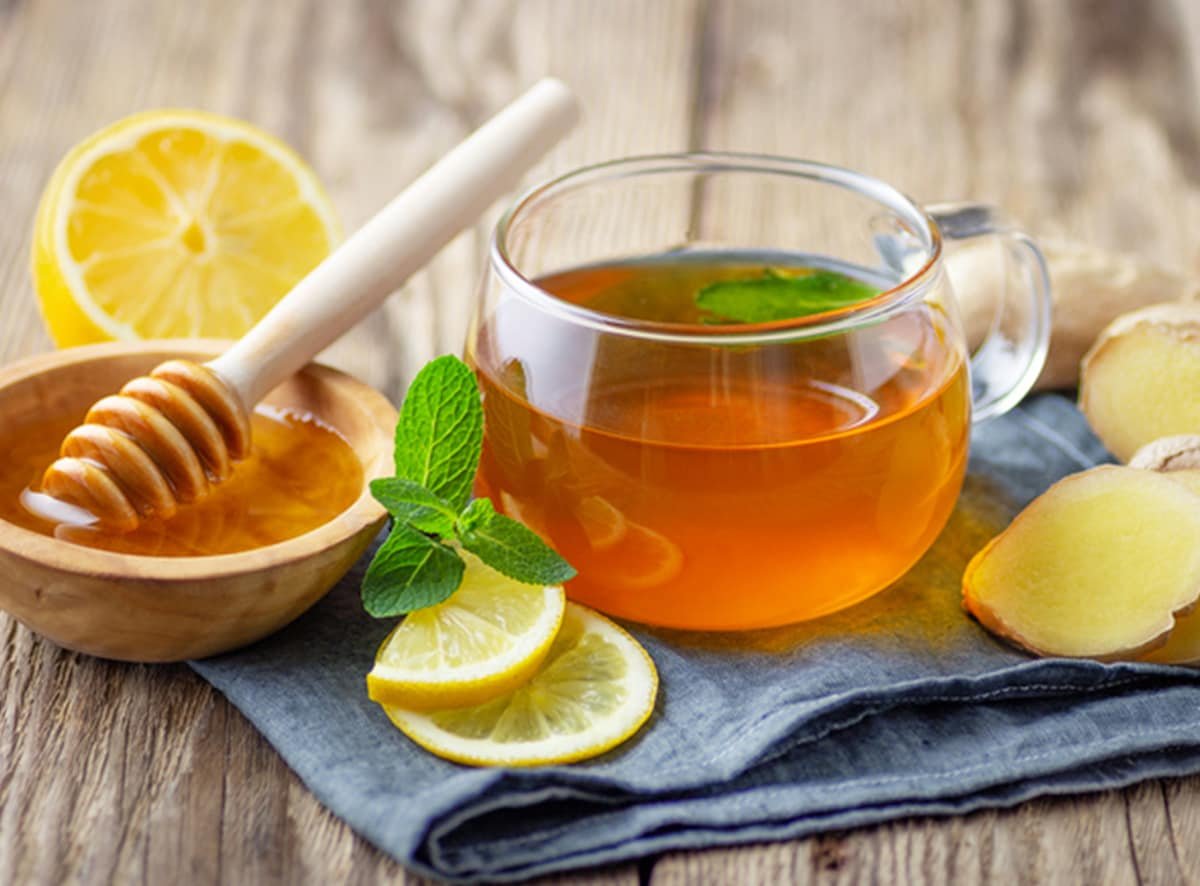 Green Tea Bliss: Lemon Honey Delight