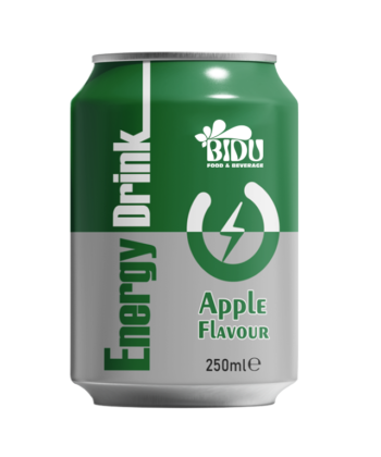 250ml Short Can Energy Drink Apple Flavour