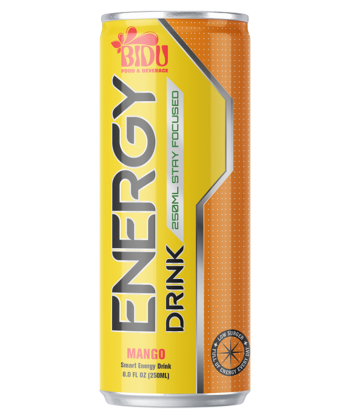 250ml Cans Energy Drink Mango Flavour