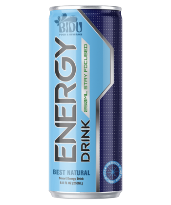 250ml Cans Energy Drink Best Natural
